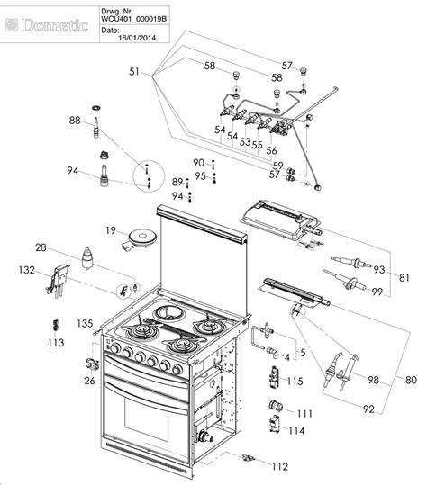 gas cooker model at-402